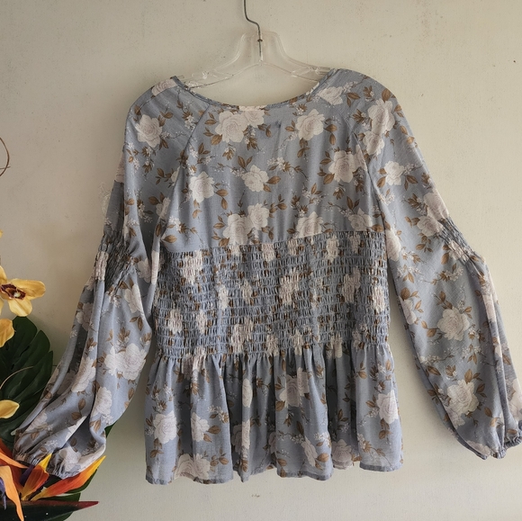 American Eagle Outfitters Medium GUC Boho Beautiful Blouse - Picture 2 of 13